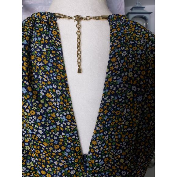 Michael Kors chain neck floral shift dress - Picture 7 of 10